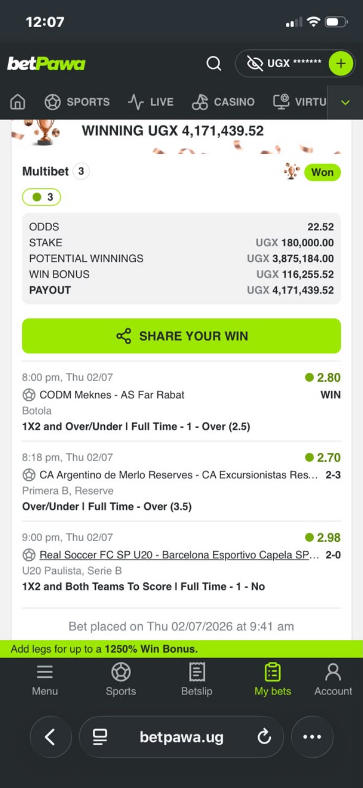 Winning Slip 2